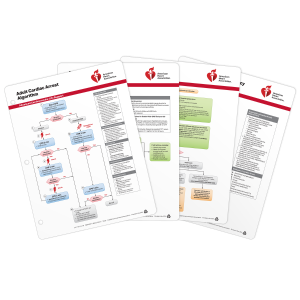 ACLS Emergency Crash Cart Cards (set of 4)