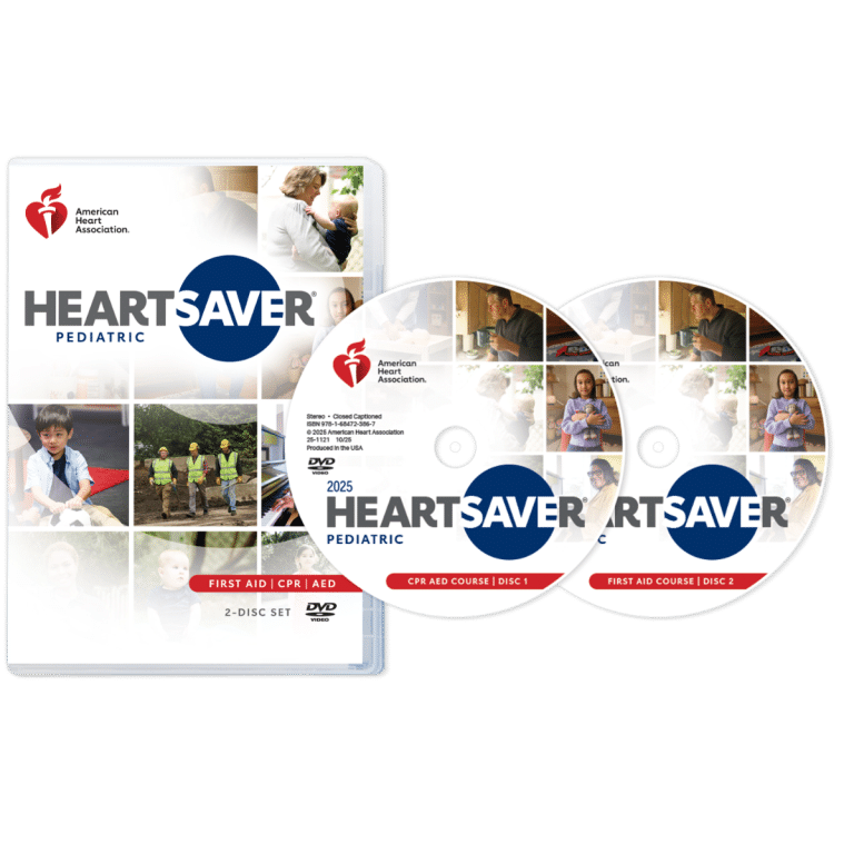 Heartsaver® Pediatric First Aid CPR AED Course DVD Set – Superior Life ...