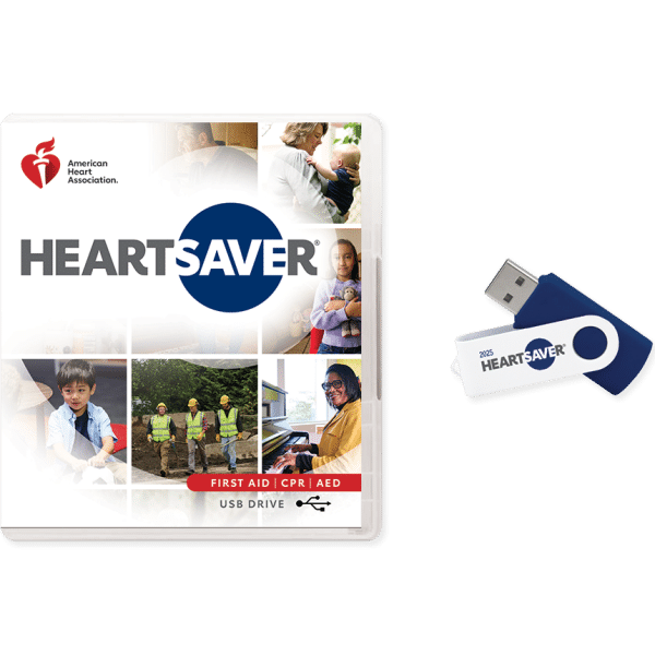 Heartsaver First Aid CPR AED Course Videos on USB Drive – Superior Life ...
