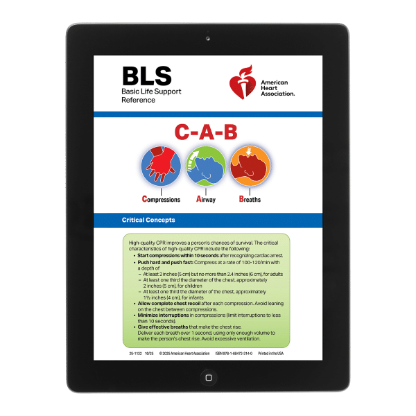 BLS Digital Reference Card – Superior Life Support